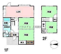 住吉中古戸建 5DKの間取り