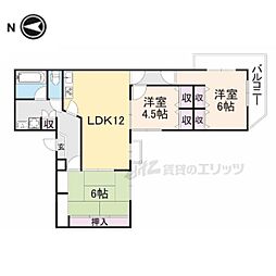 メゾンニュー大宮 7階3LDKの間取り