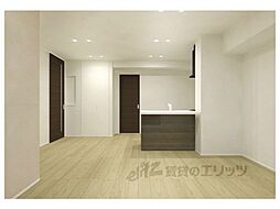 近鉄奈良線 新大宮駅 徒歩4分の賃貸マンション 3階1LDKのリビング/ダイニング