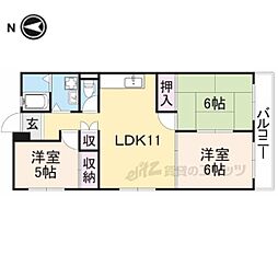 まあぁろーマンション 3LDKの間取図画像