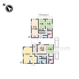 近鉄田原本線 佐味田川駅 徒歩8分の賃貸一戸建て