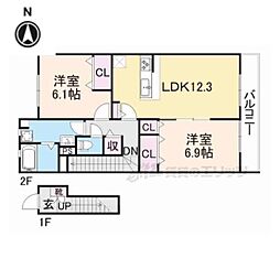 近鉄奈良線 新大宮駅 徒歩22分