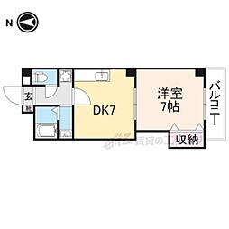 杉ケ町ビル 1DKの間取図画像