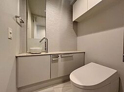 清潔感の高いお手洗い。