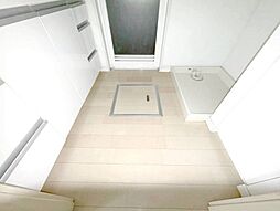 十分な広さの脱衣所。