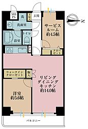ライオンズシティ池袋 1SLDKの間取図画像