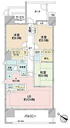 間取図画像 3LDK