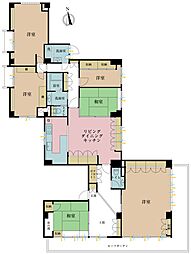 間取図画像 6LDK