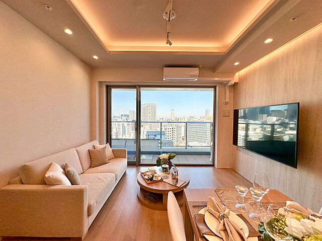 リビング/ダイニング パークシティ中央湊ザタワー 15階/-