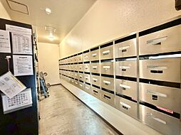 郵便受けも、きちんと管理されています。