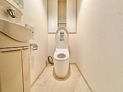 清潔感の高いお手洗い。