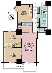 間取図画像 3LDK