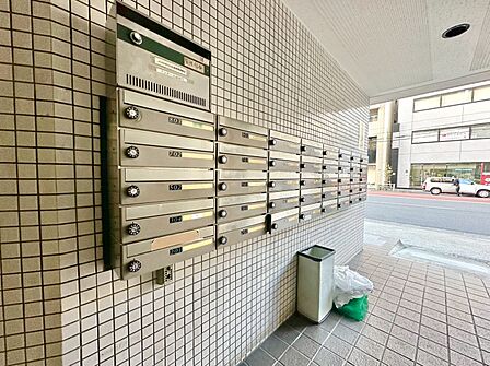 郵便受けも、きちんと管理されています。