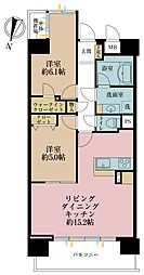 エクセルシオール錦糸町 2LDKの間取図画像