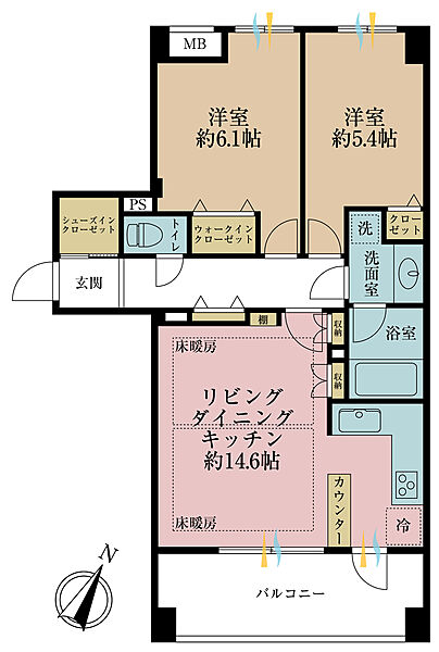 間取りを拡大表示