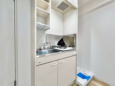 開放感のあるキッチンスペース。調理をしながら、会話も弾みそうですね。
