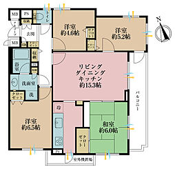 グランヴェール高円寺WEST 4LDKの間取図画像