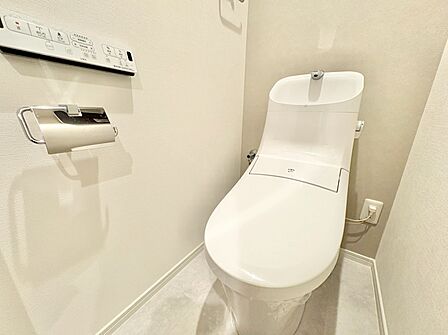 清潔感の高いお手洗い。