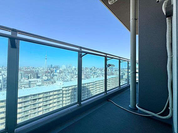 朝の澄んだ空気...