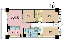 ライオンズガーデン哲学堂 3LDKの間取図画像