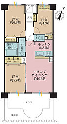 クレッセント西馬込 3LDKの間取図画像
