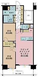プレシス東陽町 2LDKの間取図画像
