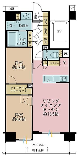 間取りを拡大表示