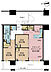 間取り：3LDK、専有面積72.71m2、バルコニー面積18.62m2