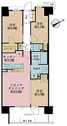 リビオシティ南砂町ステーションサイト 3LDKの間取図画像