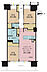 間取り：3LDK、専有面積69m2、バルコニー面積12m2