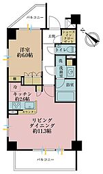 デュオステージ曳舟 1LDKの間取図画像
