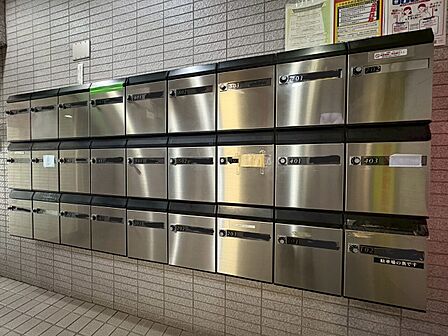 郵便受けも、きちんと管理されています。