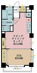 川口ファミリーマンション 1LDKの間取図画像