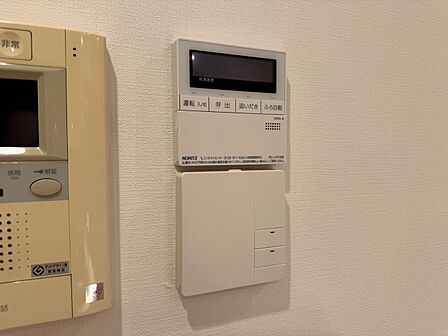見やすい画面で操作しやすい給湯パネル。