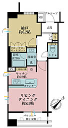 エフローレ日本橋浜町 1LDKの間取図画像