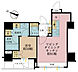 間取り：1LDK、専有面積31.26m2、バルコニー面積3.36m2