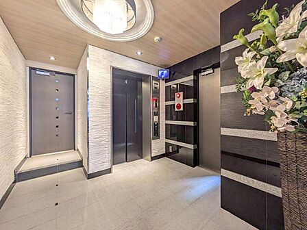 エレベーター完備のため荷物が多くなっても安心。