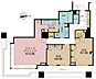 間取り：2LDK、専有面積86.3m2、バルコニー面積22.3m2