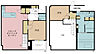 間取り：2LDK、専有面積115.44m2、バルコニー面積13.25m2