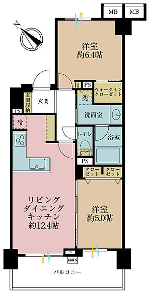 間取りを拡大表示