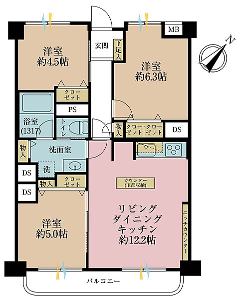 間取りを拡大表示