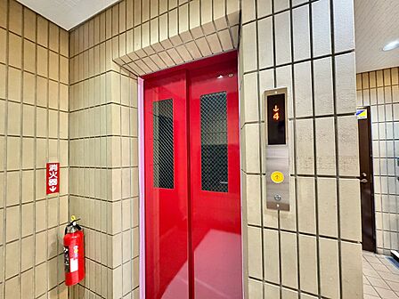 エレベーター完備のため荷物が多くなっても安心。