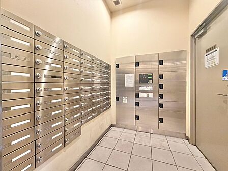 郵便受けも、きちんと管理されています。