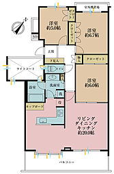 パーク・ハイム氷川台西 3LDKの間取図画像