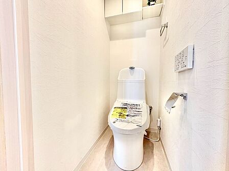 清潔感の高いお手洗い。
