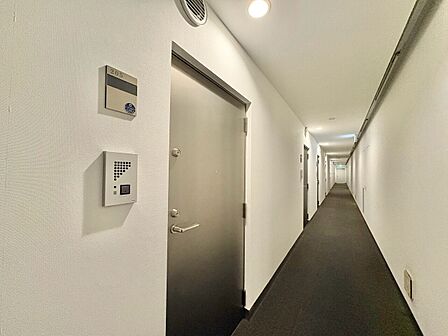 清潔感のある落ち着いた雰囲気の玄関です。