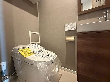 清潔感の高いお手洗い。