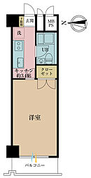 錦糸町ハイタウン 1Kの間取図画像