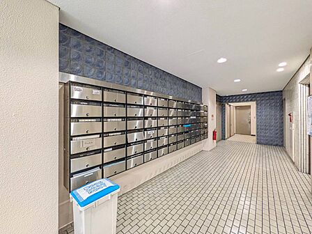 郵便受けも、きちんと管理されています。