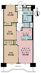 ソフィア東大島 3LDKの間取図画像